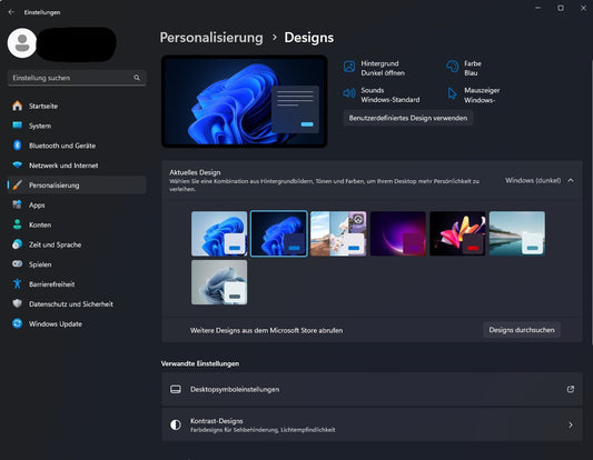 Hintergrund in Windows 11 ändern