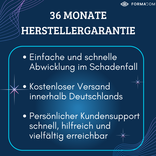 3 Jahre Garantie